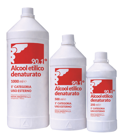ALCOOL ETILICO DENATURATO 90,1% 250 ML - Farmacia Artemisia di Montecuollo Dott. Angelo snc
