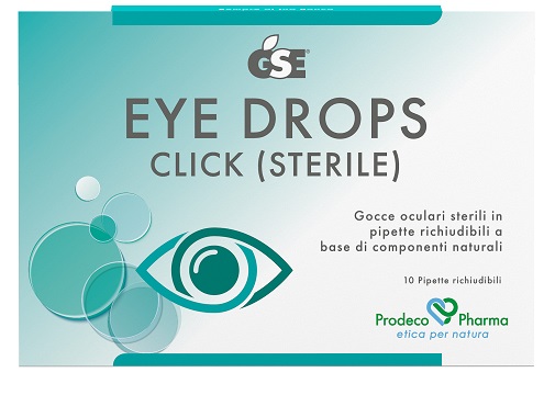 GSE EYE DROPS CLICK GOCCE OCULARI 10 PIPETTE 0,5 ML - Farmacia Artemisia di Montecuollo Dott. Angelo snc