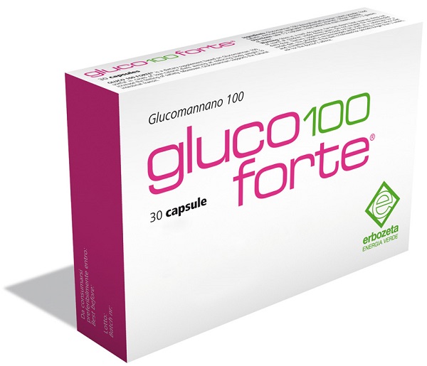 GLUCO 100 FORTE GLUCOMANNANO 100 30 CAPSULE DA 900 MG - Farmacia Artemisia di Montecuollo Dott. Angelo snc