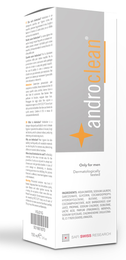 ANDROCLEAN DETERGENTE INTIMO MASCHILE 150ML - Farmacia Artemisia di Montecuollo Dott. Angelo snc