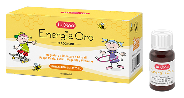 BUONA ENERGIA ORO 10 FLACONCINI DA 10 ML - Farmacia Artemisia di Montecuollo Dott. Angelo snc