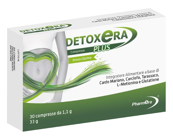 DETOXERA PLUS INTEGRATORE ALIMENTARE PER STIPSI E TRANSITO INTESTINALE 30 COMPRESSE - Farmacia Artemisia di Montecuollo Dott. Angelo snc