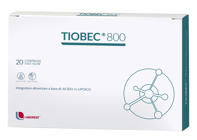 TIOBEC 800 20 COMPRESSE FAST-SLOW 36 G - Farmacia Artemisia di Montecuollo Dott. Angelo snc