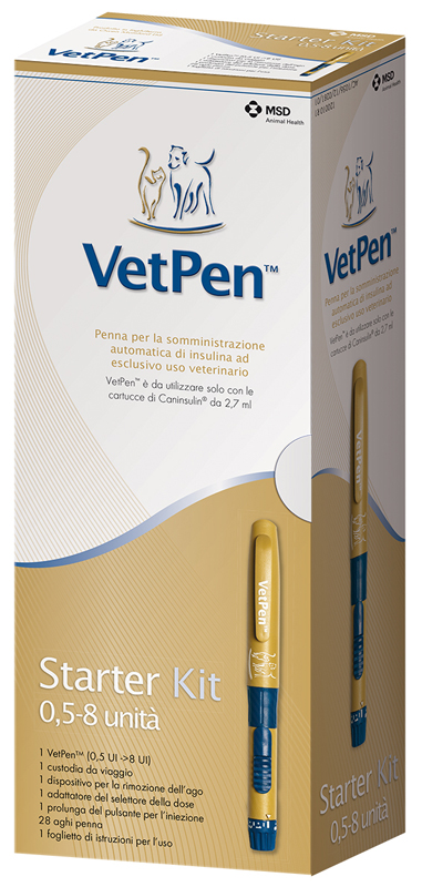 CANINSULIN VET PEN 8 UI STARTER KIT - Farmacia Artemisia di Montecuollo Dott. Angelo snc