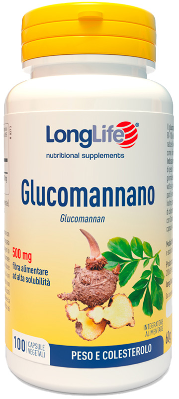 LONGLIFE GLUCOMANNANO 100 CAPSULE VEGETALI - Farmacia Artemisia di Montecuollo Dott. Angelo snc