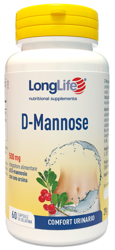 LONGLIFE D-MANNOSE 60 CAPSULE - Farmacia Artemisia di Montecuollo Dott. Angelo snc