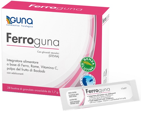 FERROGUNA 28 BUSTINE - Farmacia Artemisia di Montecuollo Dott. Angelo snc