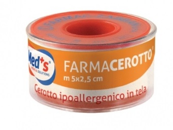 CEROTTO MEDS IPOALLERGENICO TELA 500X2,5 CM SSR - Farmacia Artemisia di Montecuollo Dott. Angelo snc