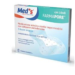 MEDICAZIONE MEDS PORE ADESIVA IMPERMEABILE 10X8CM 5 PEZZI - Farmacia Artemisia di Montecuollo Dott. Angelo snc