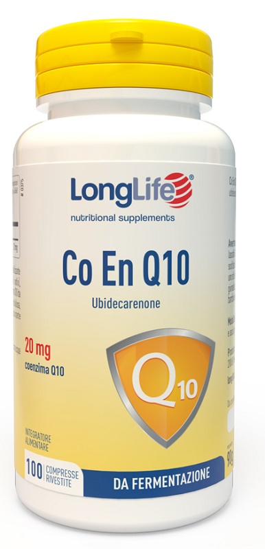 LONGLIFE CO EN Q10 20MG 100 COMPRESSE RIVESTITE - Farmacia Artemisia di Montecuollo Dott. Angelo snc