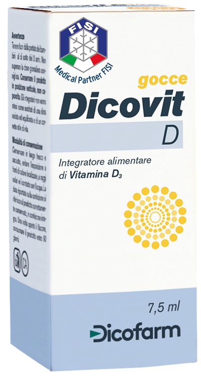 DICOVIT D VITAMINA D3 7,5 ML - Farmacia Artemisia di Montecuollo Dott. Angelo snc