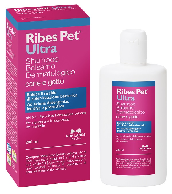 RIBES PET ULTRA SHAMPOO DERMATOLOGICO FLACONE 200 ML - Farmacia Artemisia di Montecuollo Dott. Angelo snc