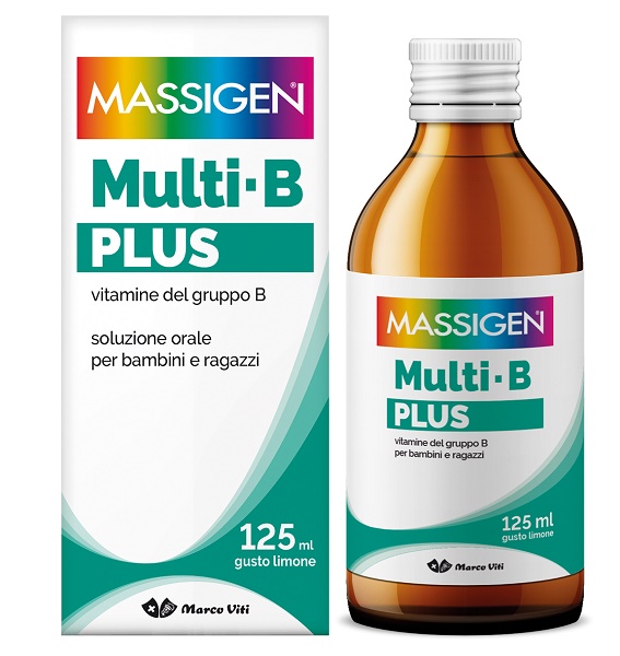 MASSIGEN MULTI-B PLUS VITAMINE DEL GRUPPO B 125 ML - Farmacia Artemisia di Montecuollo Dott. Angelo snc