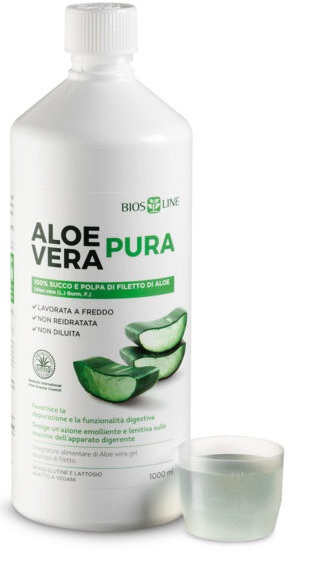 BIOSLINE ALOE VERA SUCCO POLPA 1 LITRO - Farmacia Artemisia di Montecuollo Dott. Angelo snc