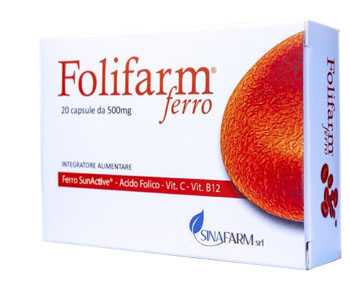 FOLIFARM FERRO 20 CAPSULE - Farmacia Artemisia di Montecuollo Dott. Angelo snc