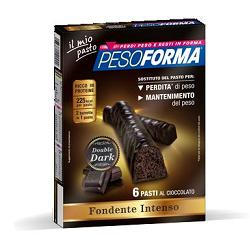 PESOFORMA BARRETTA DOUBLE DARK 6 PASTI 12 X 31 G - Farmacia Artemisia di Montecuollo Dott. Angelo snc