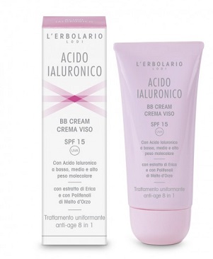ACIDO IALURONICO BB CREAM CREMA VISO SPF15 TRATTAMENTO UNIFORMANTE ANTIAGE 8 IN 1 50 ML - Farmacia Artemisia di Montecuollo Dott. Angelo snc
