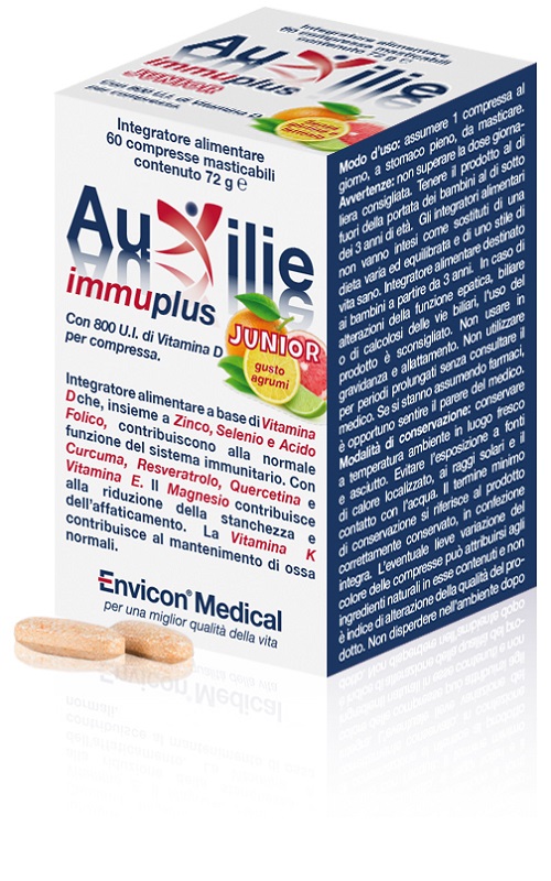 AUXILIE IMMUPLUS JUNIOR 30 COMPRESSE - Farmacia Artemisia di Montecuollo Dott. Angelo snc