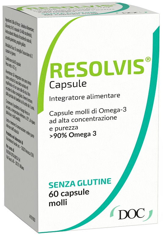 RESOLVIS 60 CAPSULE MOLLI - Farmacia Artemisia di Montecuollo Dott. Angelo snc