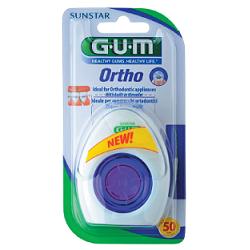GUM ORTHO FLOSS FILO SPUGNOSO 50 PEZZI - Farmacia Artemisia di Montecuollo Dott. Angelo snc