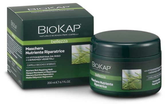 BIOKAP BELLEZZA MASCHERA NUTRIENTE/RIPARATRICE 200 ML BIOSLINE - Farmacia Artemisia di Montecuollo Dott. Angelo snc