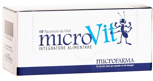 MICROVIT 10 FLACONCINI DA 10 ML - Farmacia Artemisia di Montecuollo Dott. Angelo snc