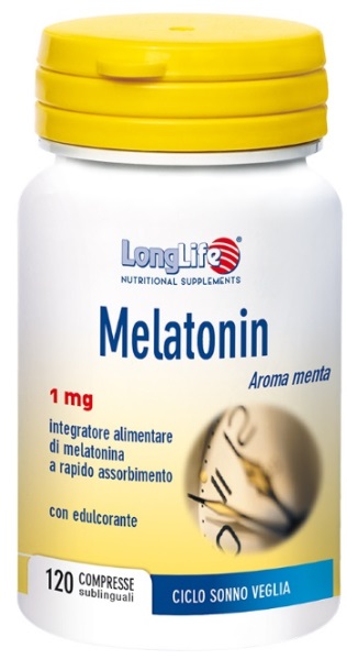 LONGLIFE MELATONIN 1 MG 120 COMPRESSE - Farmacia Artemisia di Montecuollo Dott. Angelo snc