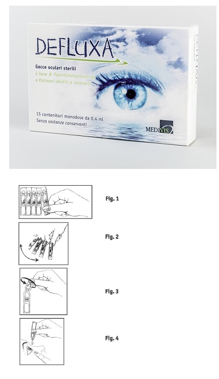 DEFLUXA GOCCE OCULARI 15 CONTENITORI MONODOSE DA 0,4 ML - Farmacia Artemisia di Montecuollo Dott. Angelo snc