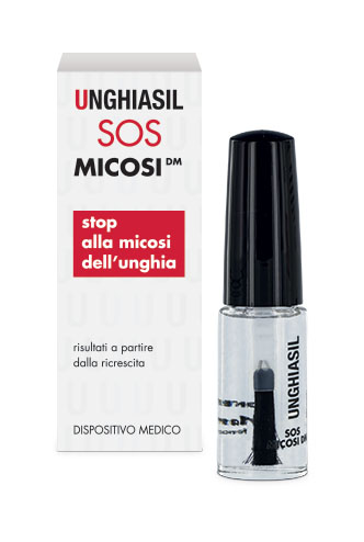 ANTIMICOTICO UNGHIASIL SOS MICOSI IN FLACONE DI VETRO 5 ML CON PENNELLO APPLICATORE + ASTUCCIO - Farmacia Artemisia di Montecuollo Dott. Angelo snc