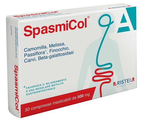 SPASMICOL 30 COMPRESSE MASTICABILI 500 MG - Farmacia Artemisia di Montecuollo Dott. Angelo snc