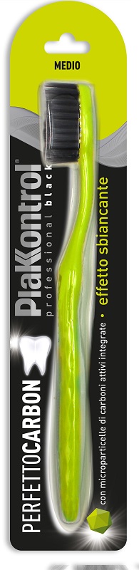 PLAKKONTROL PERFETTO CARBON SPAZZOLINO MANUALE BLISTER 1 PEZZO - Farmacia Artemisia di Montecuollo Dott. Angelo snc