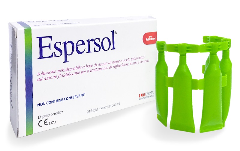 SOLUZIONE PER AEROSOL ESPERSOL 20 FIALE MONODOSE 5 ML - Farmacia Artemisia di Montecuollo Dott. Angelo snc
