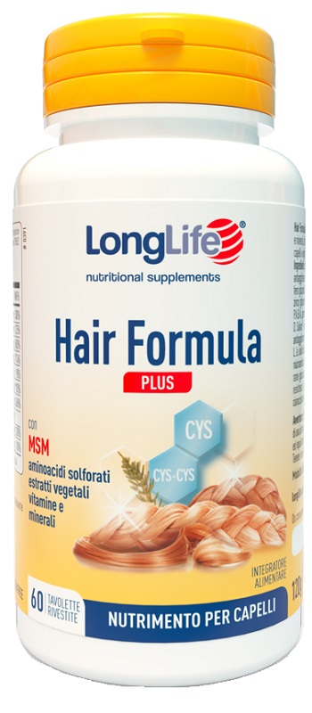 LONGLIFE HAIR FORMULA PLUS 60 TAVOLETTE - Farmacia Artemisia di Montecuollo Dott. Angelo snc