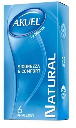 PROFILATTICO ANSELL AKUEL BY MANIX NATURAL B 6 PEZZI - Farmacia Artemisia di Montecuollo Dott. Angelo snc