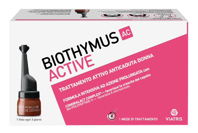 BIOTHYMUS AC ACTIVE TRATTAMENTO ATTIVO ANTICADUTA DONNA 10 FIALE - Farmacia Artemisia di Montecuollo Dott. Angelo snc