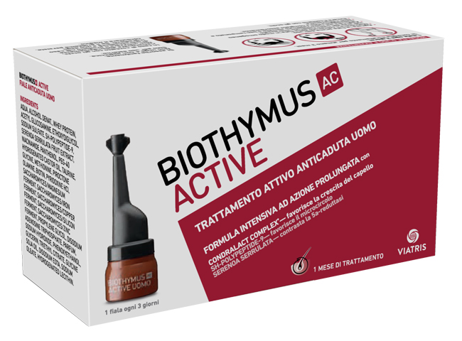 BIOTHYMUS AC ACTIVE TRATTAMENTO ATTIVO ANTICADUTA UOMO 10 FIALE 3,5 ML - Farmacia Artemisia di Montecuollo Dott. Angelo snc