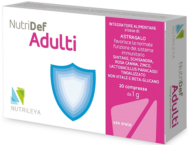 NUTRIDEF ADULTI 20 COMPRESSE - Farmacia Artemisia di Montecuollo Dott. Angelo snc