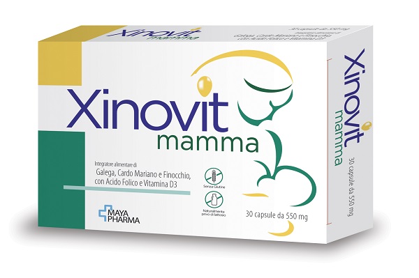 XINOVIT MAMMA 30 CAPSULE SENZA GLUTINE NATURALMENTE PRIVO DI LATTOSIO - Farmacia Artemisia di Montecuollo Dott. Angelo snc
