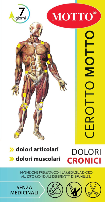 CEROTTO MOTTO ANALGESICO DA RITAGLIARE 5 X 15 CM 2 PEZZI - Farmacia Artemisia di Montecuollo Dott. Angelo snc