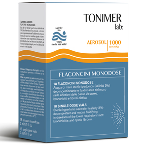 TONIMER LAB AEROSOL 18 FLACONCINI 3 ML MONODOSE - Farmacia Artemisia di Montecuollo Dott. Angelo snc