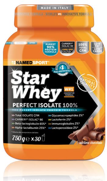 STAR WHEY SUBLIME CHOCOLATE 750 G - Farmacia Artemisia di Montecuollo Dott. Angelo snc