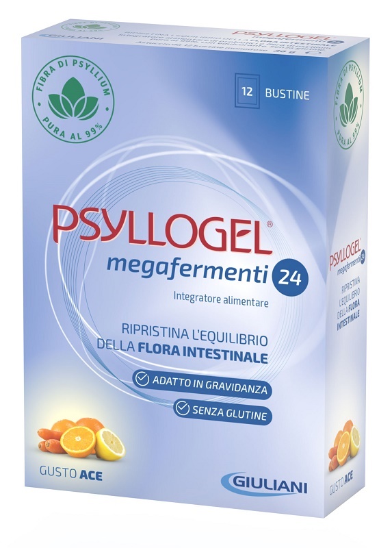 PSYLLOGEL MEGAFERMENTI 24 ACE 12 BUSTE 3 G - Farmacia Artemisia di Montecuollo Dott. Angelo snc