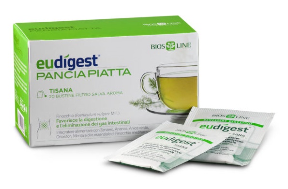 BIOSLINE EUDIGEST TISANA DOPOPASTO 20 BUSTE 40 G - Farmacia Artemisia di Montecuollo Dott. Angelo snc