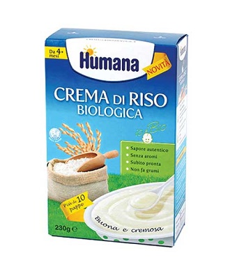 HUMANA CREMA DI RISO BIOLOGICO 230 G - Farmacia Artemisia di Montecuollo Dott. Angelo snc