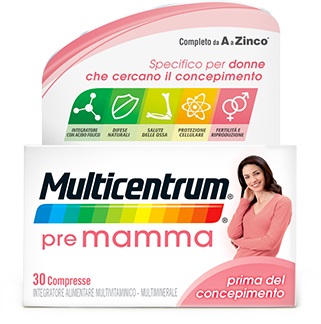 MULTICENTRUM PRE MAMMA 30 COMPRESSE - Farmacia Artemisia di Montecuollo Dott. Angelo snc