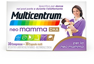 MULTICENTRUM NEO MAMMA DHA 30 COMPRESSE + 30 CAPSULE MOLLI - Farmacia Artemisia di Montecuollo Dott. Angelo snc