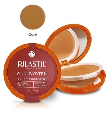 RILASTIL SUN SYSTEM PHOTO PROTECTION THERAPY SPF50+ COMPATTO DORE' 10 ML - Farmacia Artemisia di Montecuollo Dott. Angelo snc