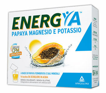 ENERGYA PAPAYA MAGNESIO POTASSIO 14 BUSTINE - Farmacia Artemisia di Montecuollo Dott. Angelo snc