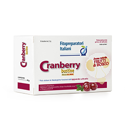 FITOPREPARATORI ITALIANI CRANBERRY 16 BUSTINE 2,5 G - Farmacia Artemisia di Montecuollo Dott. Angelo snc