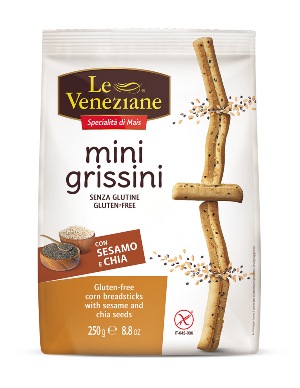 LE VENEZIANE MINI GRISSINI SESAMO E CHIA 250 G - Farmacia Artemisia di Montecuollo Dott. Angelo snc